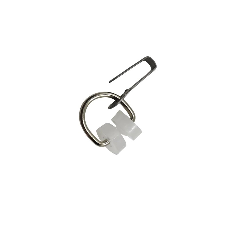 A109 RV Curtain Carrier Hooks – Nylon Wheels with Metal