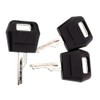 3PCS Ignition Keys Replacement Key, for Case IH Tractor Dozer