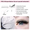 Fan Eyelash Extensions, 6D-C-0.10-9, Short, Ready-Made Volume Eyelashes, 0.07 C