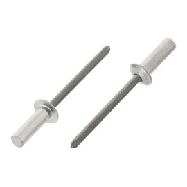 4.8mm x 13mm Aluminum-Steel Sealed Blind Pop Rivets Dome Head Alu/St ISO 15973 (Pack of 20)