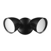 Globe Electric 17000186 20W Twin Head Black 1600 Lumens Wall