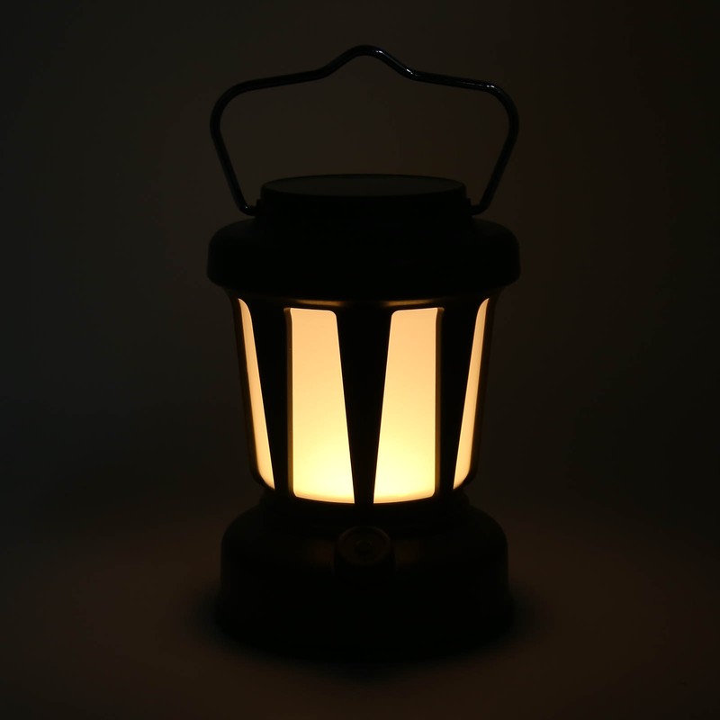 Camping Lantern Rechargeable High Brightness Portable Retro Tent Light with