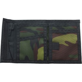 Woodland Camouflage Military Tri-Fold Commando Army Wallet 2-Pack