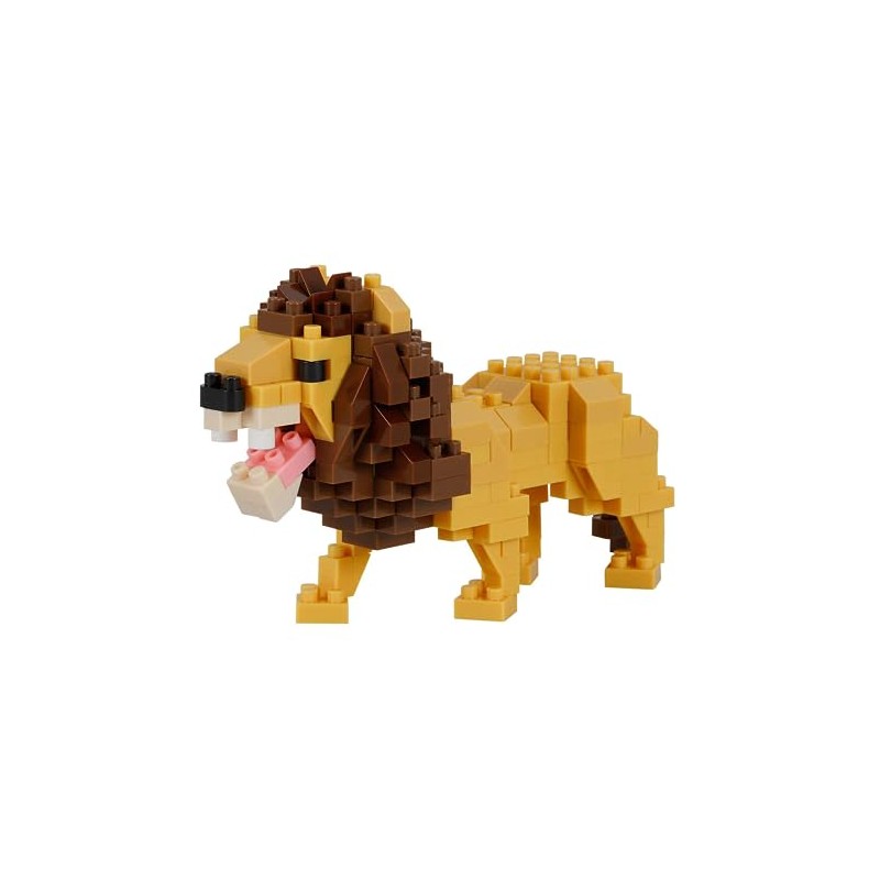 nanoblock - Animals - Lion, Collection Series Building Kit