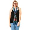 GERINLY Lightweight Scarves: Fashion Flowers Print Shawl Wrap For Women