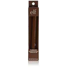 e.l.f. Flawless Brightening Concealer, Illuminating & Highlighting Face Makeup, Conceals Dark Under Eye Circles, Rich 60 W, 0.07 Fl Oz