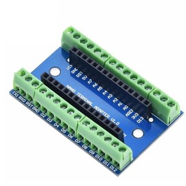 WWZMDiB Expansion Board Compatible with for Arduino Nano Family Nano 3.0 ESP32 Every Breakout Shields Board (3Pcs Blue)
