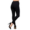 Lildy Solid Super Soft Leggings, Black, S-L