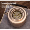 Boundless Voyage 380ml Titanium Teapot with Filter Tea Kettle Stovetop