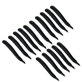 Staple Remover Rubberized Staple Remover Tool Staple Remover Efficient with Non-Slip Grip for Office School Home Black 15 Pcs