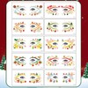 10 Sheets Christmas Eyeshadow Face Tattoo Stickers Eyeliner Decals Santa