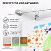 ZODIRISE Art Display for Kids Artwork, 10ft Picture Hanging Wire