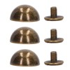 100 Sets Mushroom Rivet 12mm High Hardness Anti Rust Round