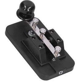 Morse Signal Key Telecom Manual with Buzzer for Beginners CW Practice Tool