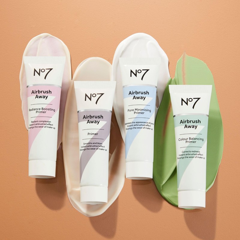 No7 Airbrush Away Pore Minimizing Facial Primer - Lightweight, Matte