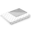 YnM Cotton Duvet Cover for Weighted Blankets (Bordeaux Dot, 60''x80'')