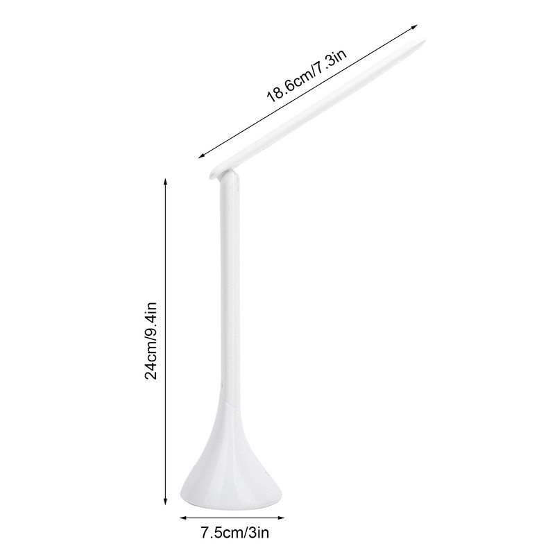 Portable LED Desk Lamp Cordless Battery Powered Reading Table Lamp