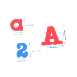 Operitacx 1 Satz Bunte Magnetische Buchstaben und Zahlen Teiliges aus Eva für Lernspielzeug für Vorschule und Zuhause für Kühlschrankdekoration und Kreative Lernanwendungen