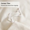 Guchuang Bedding Beige Chic Pinch Pleated Double Size Duvet Cover