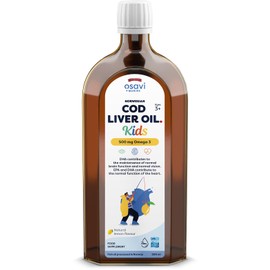 Osavi Norwegian Cod Liver Oil Kids, 500mg Omega 3 (Lemon) - 500 ml.