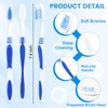 SLequipo 200 Prepasted Disposable Toothbrushes Individually Wrapped Pre Pasted Toothbrushes