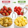 Fruit Huller Tweezers for Pineapple & Strawberries – Stainless Steel