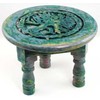New Age Imports Round Tree of Life Altar Table, Rustic