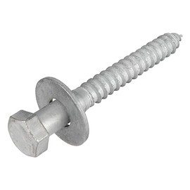 1/2 x 6 (25 Pack) Lag Screw Kit, 25 Screws and 25 washers, Hot Dip Galvanized, Meets ASME B18.2.1 Industrial/Commercial Grade by Makers Bolt