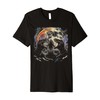 T-Rex Tyrannosaurus rex Dinosaur Howling Moon Premium T-Shirt