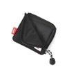 Chums CH60-3757 Men's L-Shaped Zip Wallet, Black