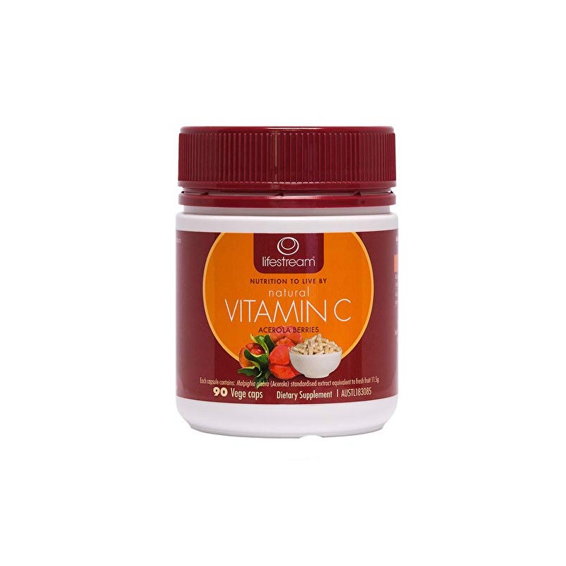 Lifestream Vitamin C Acerola 90 Capsules