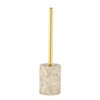 WENKO Terralba Toilet Brush Holder with Closed Stand Polyresin and