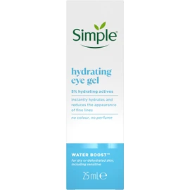 Simple Water Boost Hydrating Eye Gel – Cruelty-Free & Vegan, Deep & Long-Lasting Hydration for Screen-Stressed & Tired Eyes, 25ml
