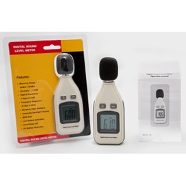 CE Approved Digital Sound Level Meter 30-130dBA Decibel DB Noise Monitor Pressure Tester