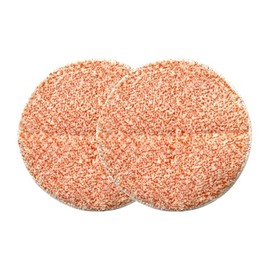 Replacement Cleaning Pads for KACTOR Electric Mop, Orange, 1 Pair