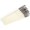 10pcs Nylon Hair Gouache Artist Paint Brush Portable Oil Painting