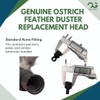 OfficeGear Genuine Ostrich Feather Duster Replacement Head with ACME fitting