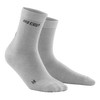 CEP allday merino mid cut socks, light grey, men V