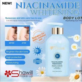 SHAWILL NIACINAMIDE WHITENING BODY LOTION SPF35+ PA+++ -300ml
