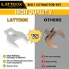 LATTOOK 3/8" Drive Crowfoot Wrench Set, 10-Piece Metric Crows Foot