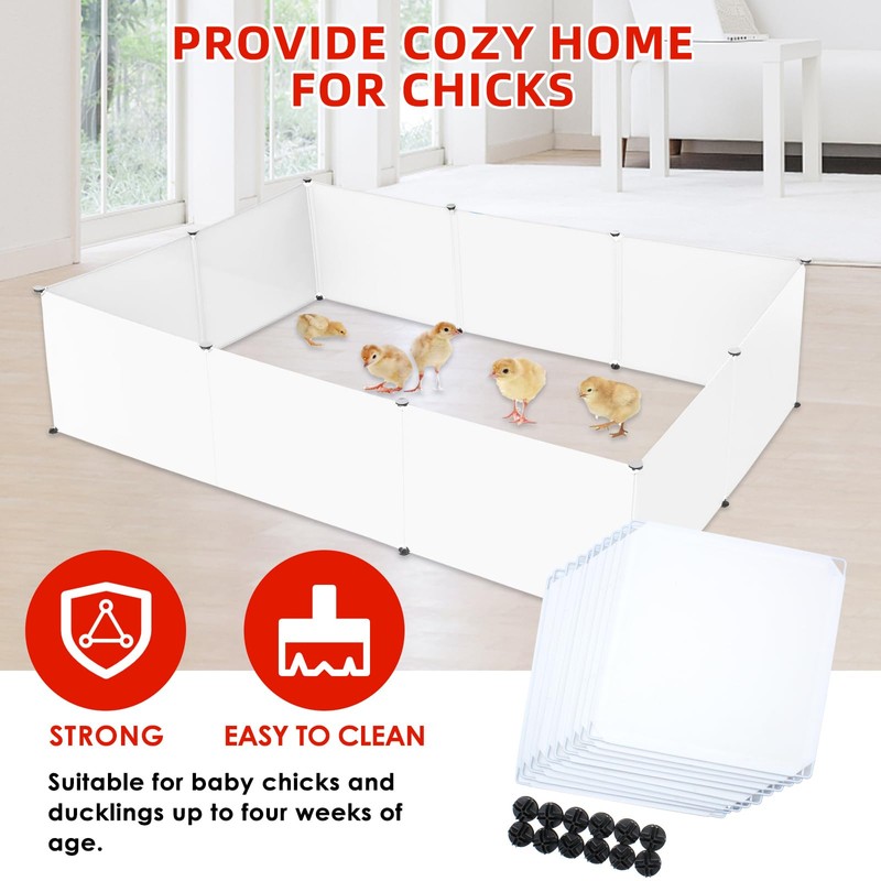 GIFANK Chick Brooder Box Starter Kit with Chick Perch,flip Top