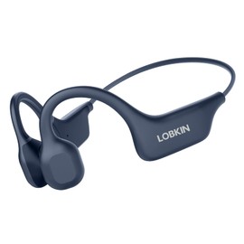LOBKIN Knochenschall Kopfhörer Bluetooth,Open Ear Kopfhörer Kabellos Bone Conduction Headphones,Sportkopfhörer Kopfhörer für Fitness Radfahren Fahren Laufen