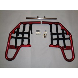 Tusk Nerf Bars - Honda TRX 450R 2004-2014 TRX450R 450ER TRX450ER *RED*