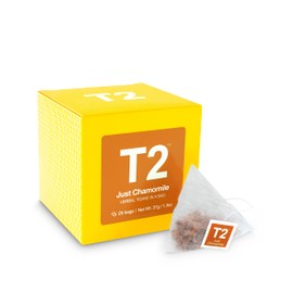 T2 Tea Just Chamomile Herbal Tea, Herbal Tea Bags in Gift Cube, 25 Count