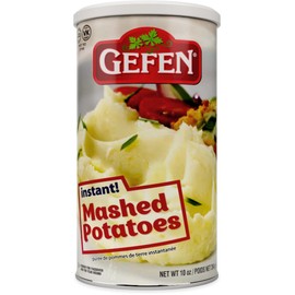 Gefen Instant Idaho Mashed Potatoes, 10oz "Resealable Canister", Dairy Free, Gluten Free, No MSG