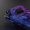 eXtremeRate Gradient Translucent Bluebell Faceplate Back Plate Shell for Steam