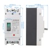 Baomain 100A DC Circuit Breaker 2 Pole 550V, Moulded Case