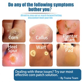 Corn Remover Pads with Protective Patches, 96 Pack (36 Corn Pads + 60 Protective Pads) – 40% Salicylic Acid Extra Strength for Effective Corn & Callus Removal and Aftercare Protection