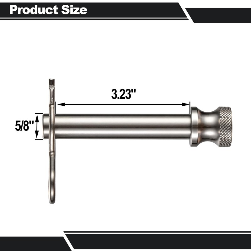 TOPSHINE Stainless Steel Trailer Hitch Pin and Clip, 5/8 Inch