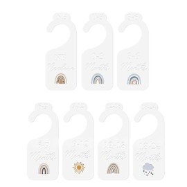 ganchos para ropa de bebe de Clóset, 7 Piezas Divisores de Ropa de Acrílico Divisores de Tamaño para Armario de Bebé para 0 a 24 Meses Organizadores de Armarios para Bebés Decoración